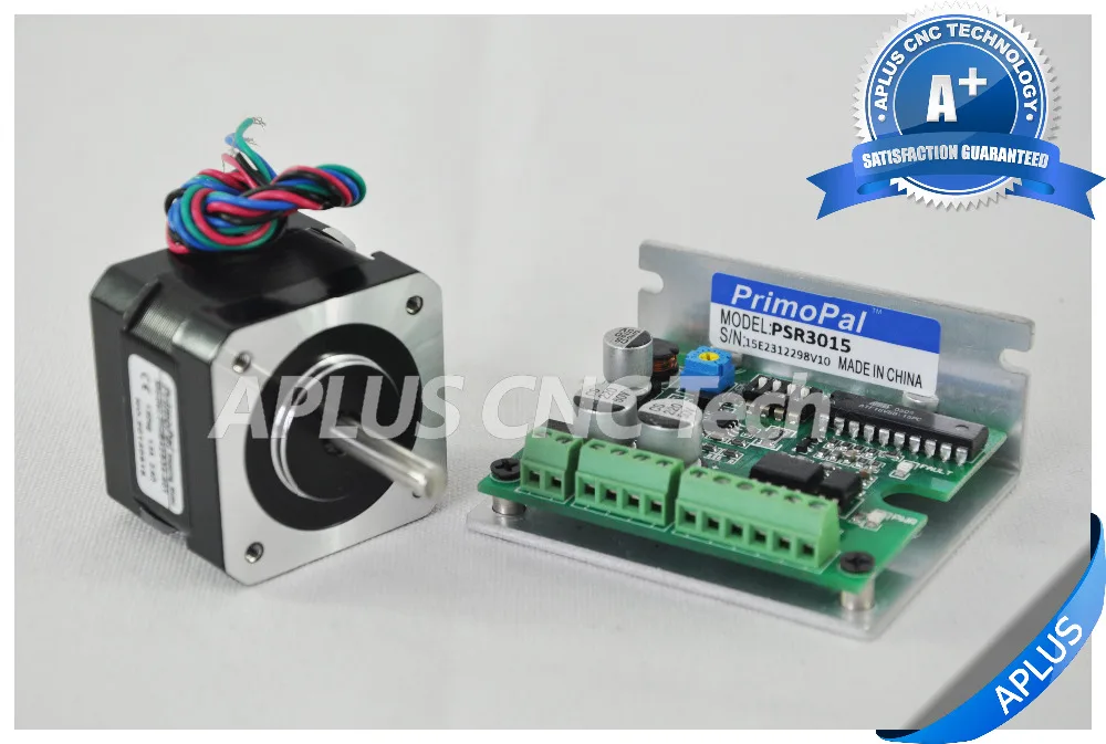 Шаговый двигатель NEMA 17 (40 0 унций-in/34 мм/1 3a) + Драйвер шагового двигателя PSR3015 |