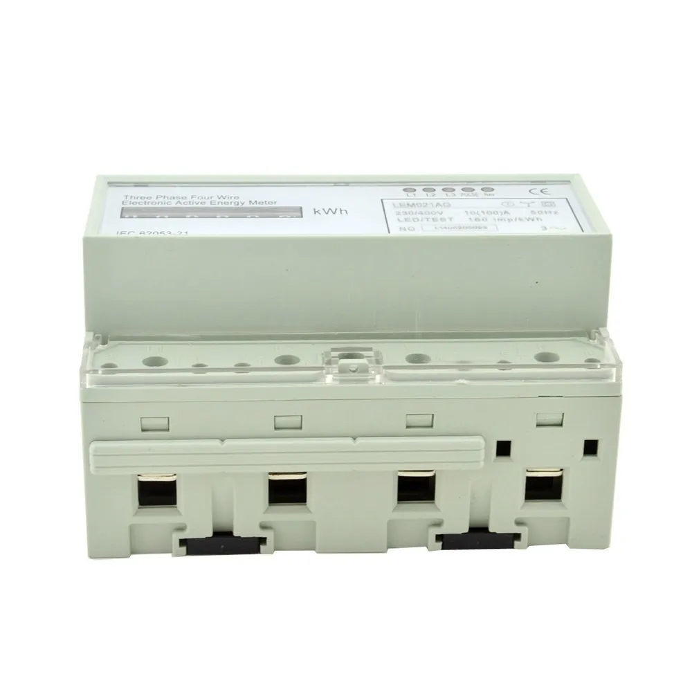 MK LEM021AG AC 3 фазы 4 провода счетчик энергии ЖК дисплей Wattmeter электрическое