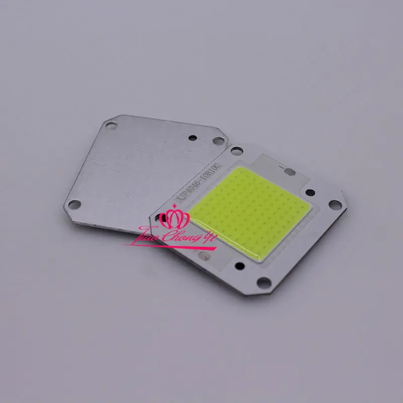 100 шт. 50 Вт Чистый белый 6000 К Высокая мощность COB LED 32В 125ма для DIY прожектор | Лампы и