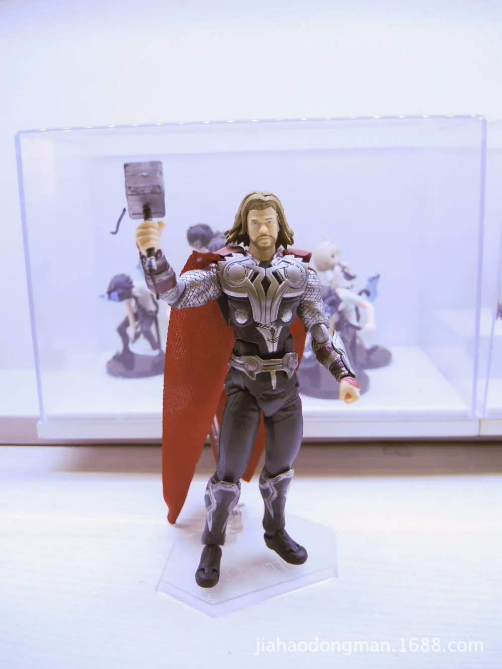 Новая мода герои компьютерной игры Avengers Alliance светодиодный светящийся и звучание Молот Тора светодиодный маска Тор фигурки Косплэй из мульсфильма для детей подарок