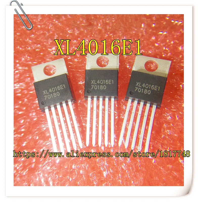 

5PCS XL4016E1 TO220-5 XL4016 TO220 free shipping