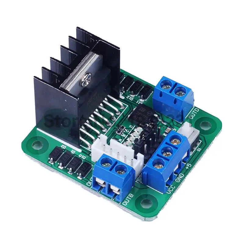 Новый двойной H Мост DC шаговый двигатель контроллер платы Модуль L298N для Arduino