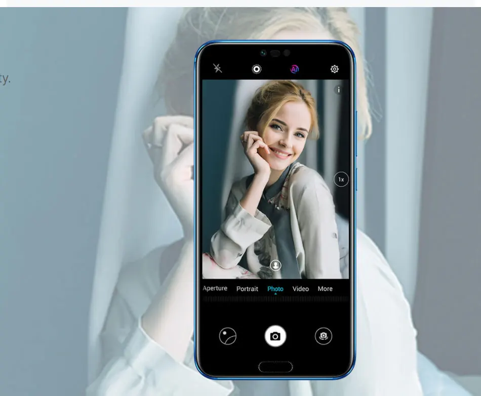 Мобильный телефон Honor 10, 4G LTE, 5,84 дюймов, 6 ГБ ОЗУ, 128 Гб ПЗУ, Восьмиядерный процессор Kirin 970, Android 8,0, Распознавание отпечатков пальцев