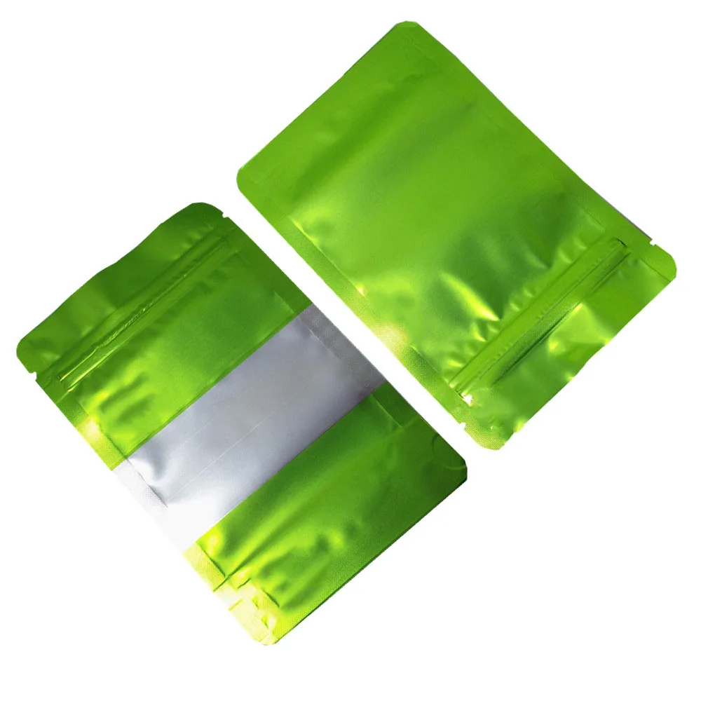 100 шт стоьте вверх Мешки Фольги Ziplock теплоизоляционные влагостойкие сальники мешок для хранения еды пластиковые окна пакеты из майлара Resealable