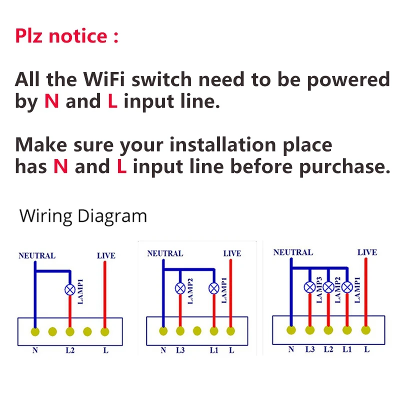 Wifi настенный выключатель приложение Smart Life дистанционное управление стандарт ЕС