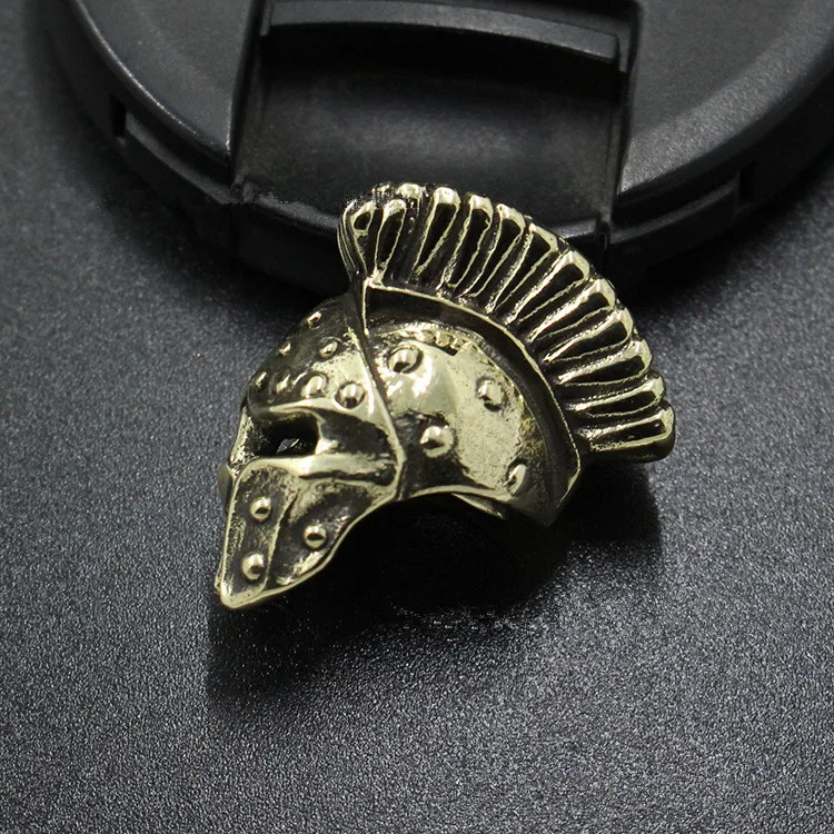 Древняя Греция шлем воина Спартанский Паракорд нож Бусины Металлические