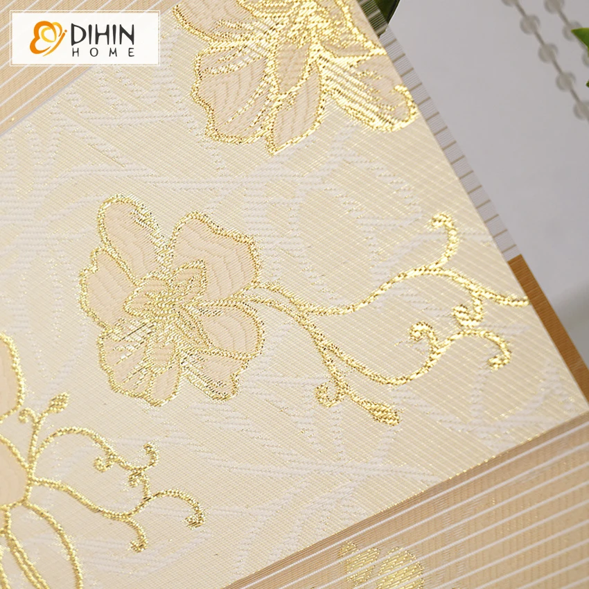 DIHIN HOME Роскошная жаккардовая Затемняющая занавеска s утолщенный роликовый затвор