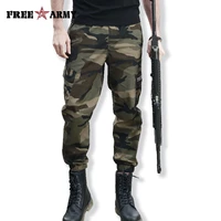freearmy brand military men pants stretch combat swat tactical pants male camo jogger elastic waist casual pants trousers man