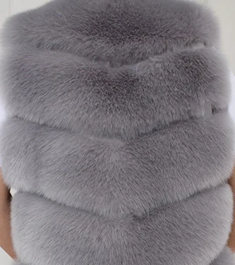Light grey ZADORIN новое зимнее пальто женское меховое плотное теплое пальто с коротким рукавом из искусственного меха Пальто Плюс Размер Длинная тонкая Лисичка Меховая куртка верхняя одежда - Цвет: Light grey