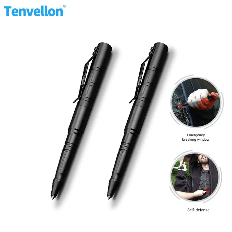 Тактическая Ручка Tenvellon, стальные принадлежности для самообороны, инструмент для защиты, инструмент для защиты, Вольфрамовая сталь, персональный