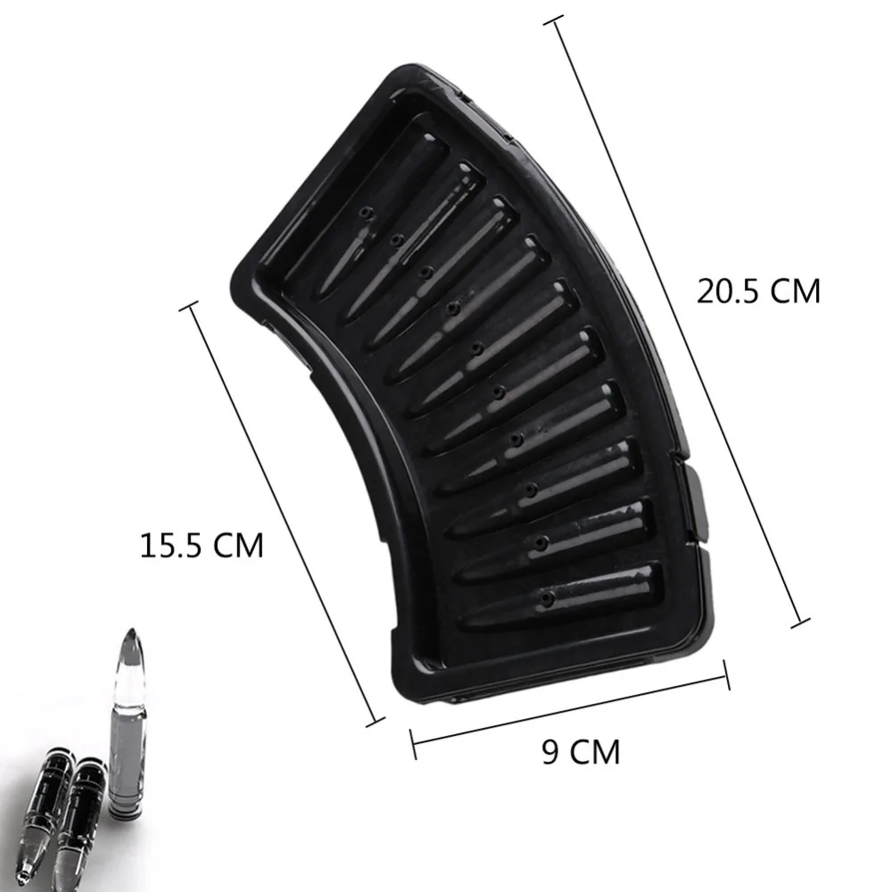 10 сетки силиконовые формователь кубиков льда мороженое в форме пули поднос