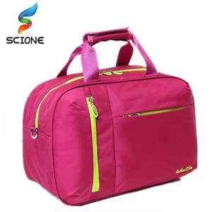 Нейлоновая спортивная сумка для мужчин и женщин, дорожная сумка через плечо