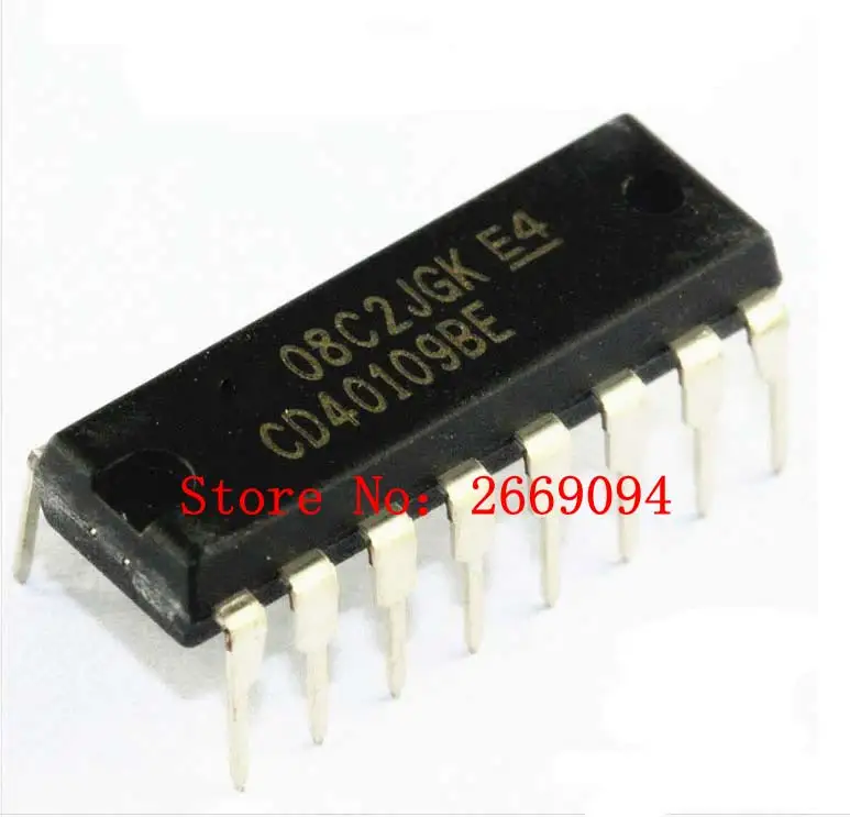 

50 шт./лот CD40109BE CD40109 line DIP16 Logic IC новый оригинальный