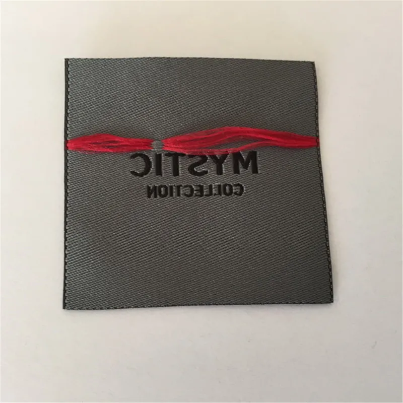 

Customized 5.5*5.5CM Clothing main labels woven labels