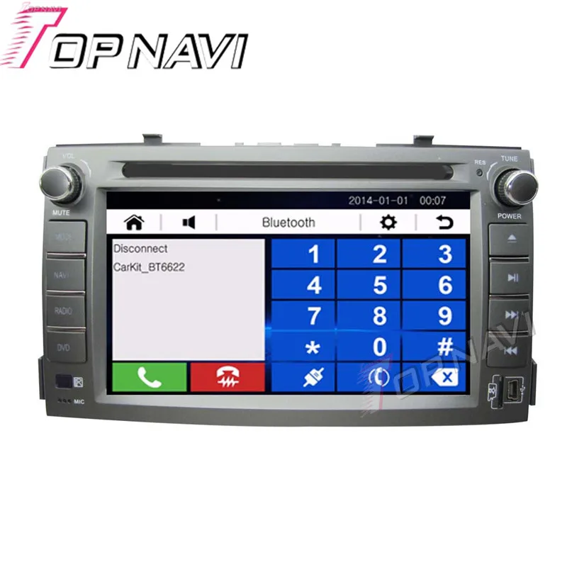 Topnavi 6," автомобильный DVD gps для KIA Soul 2012-Автомобильный радио мультимедиа аудио стерео в тире, Wince система