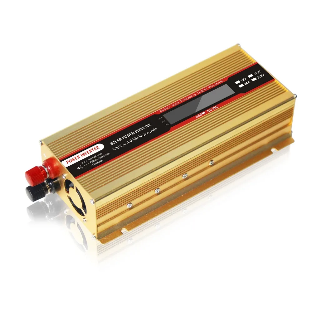 

Car Inverter 1000W/2000W DC 12V to AC 220V 50Hz Portable Car Power Inverter Charger Converter Adapter Modified Sine Wave