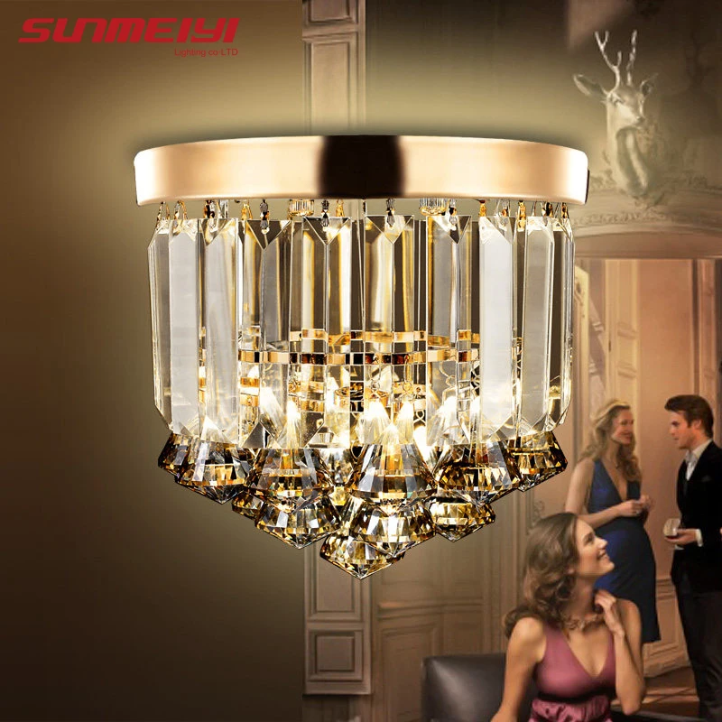 $93.59 Modern Crystal LED Ceiling lights For Living room candeeiro de teto para quarto Crystal Ceiling Lamp Home Decoration