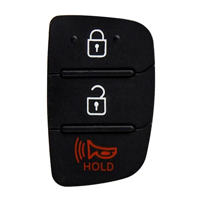 2 1 BTN OkeyTech резиновая кнопочная Накладка для Mistra hyundai HB20 SANTA FE IX35 IX45 3 4 кнопки откидной Складной Дистанционный Автомобильный ключ чехол - Цвет: 2 1 BTN
