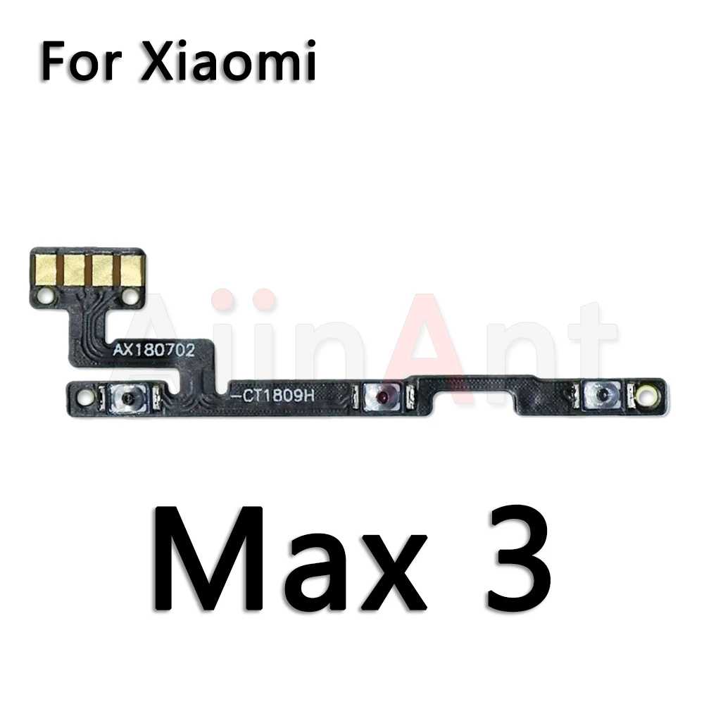 Кнопка включения и выключения звука гибкий кабель для Xiaomi mi Note Max x 1 2 2s 3 Pro A2 A1 Lite