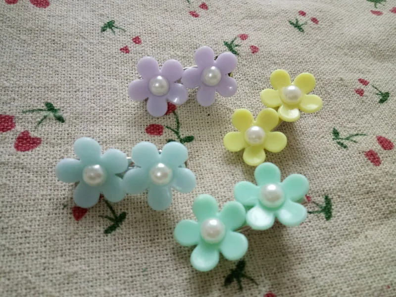 Cute Teddy Yorkshire Mix Colors Handmade dog bows pet hair Clips accessories grooming product 30pcs | Дом и сад