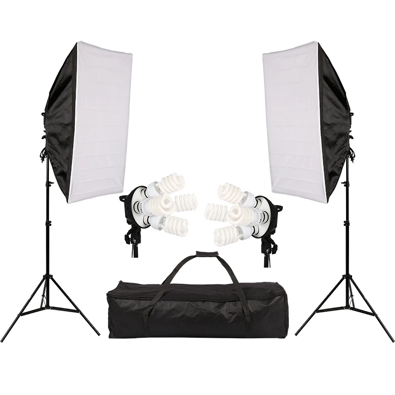 Фотостудия светильник ing Kit с 2*софтбоксом/2*4в1 патрон лампы/8*45 Вт лампы/2* светильник стенд/1* сумка для переноски
