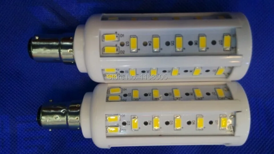 Горячая продажа!! 5 шт. 15 Вт B15 LED Кукуруза Лампочка 50 SMD Cree Чип СВЕТОДИОДНЫЙ