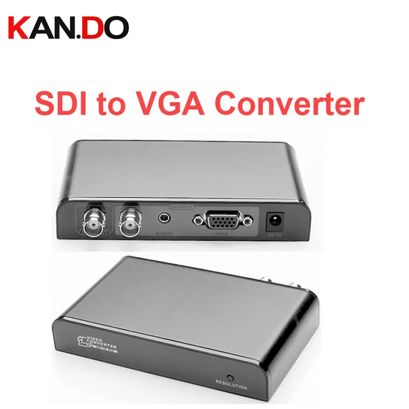 

365 video convertor Full HD 1080P SDI To VGA changer Compatible SDI+VGA video converter