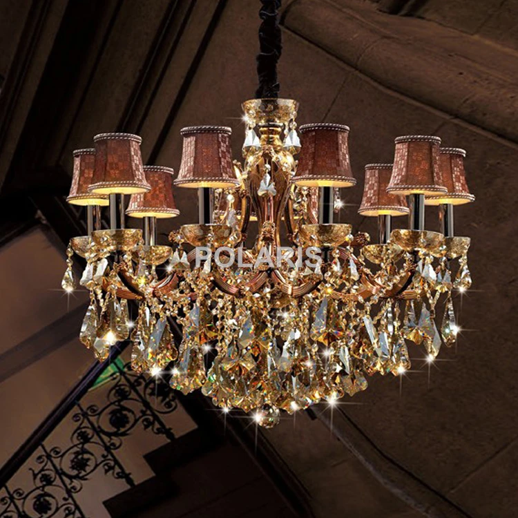 Люстра для вестибюля отеля хрустальные люстры Мария Тереза большие роскошные