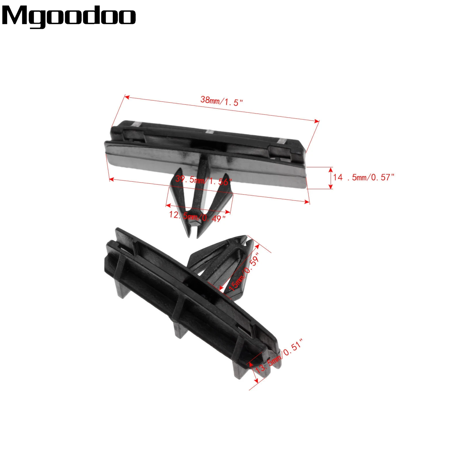 25 шт. зажимы для формы брызговика 68039280-AA Jeep Wrangler JK 2007-2015 нейлоновые клипсы