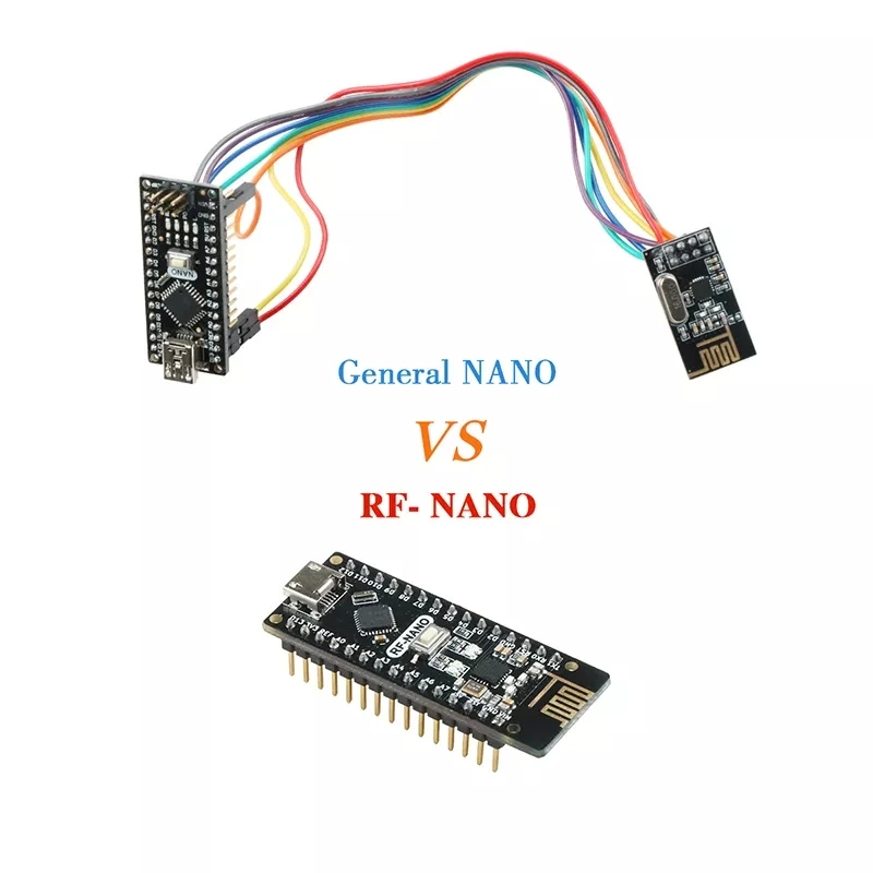RF Nano V3.0 микро-usb модуль ATmega328P QFN32 5 в 16 м CH340 интегрированный NRF24l01+ 2,4G беспроводной Imme для Arduino
