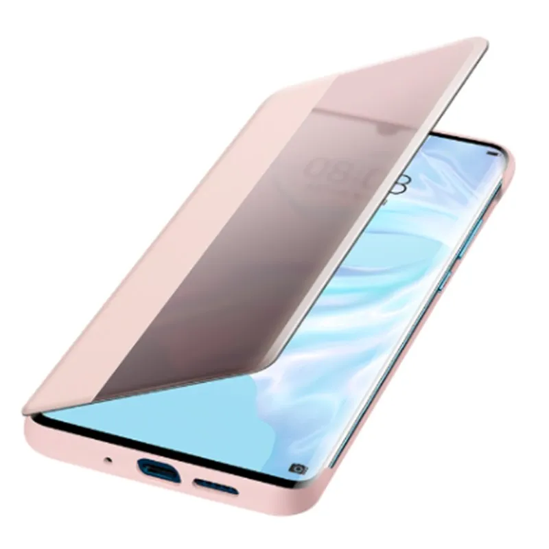 Чехол для HUAWEI P30 Pro оригинальный официальный кожаный защитный чехол с окошком