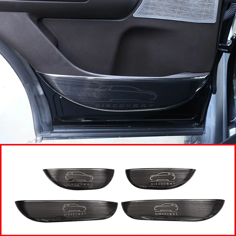 

Для Land Rover Discovery 5 LR5 L462 2017 2018 декоративная крышка для внутренней двери автомобиля из нержавеющей стали аксессуары для отделки