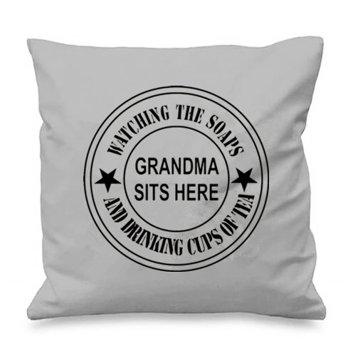 Забавный чехол для подушки бабушки наволочка Нанна няня сидит здесь смотря на