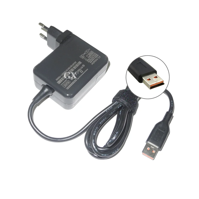 20V 2A 40W US EU вилки для ноутбука AC адаптер питания USB вилка планшет настенное