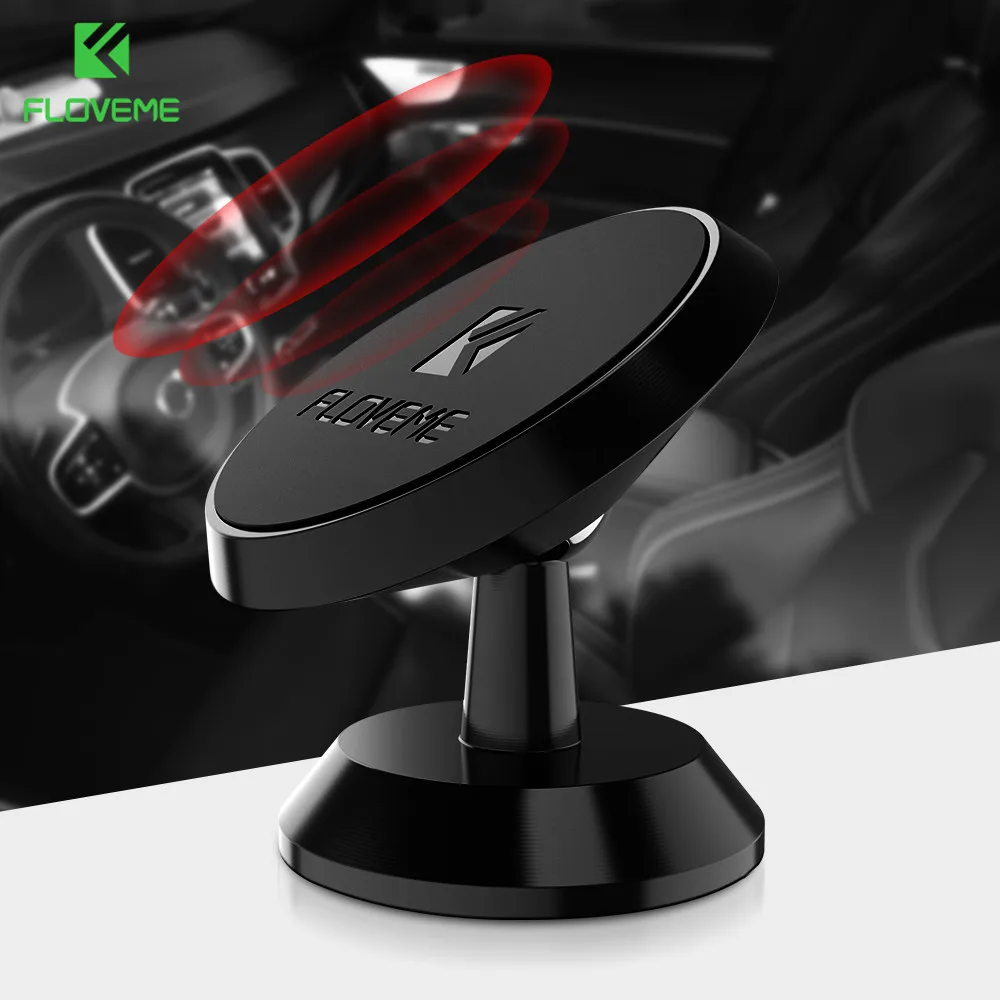 FLOVEME Strong Magnetic Car Phone Holder For Samsung S9 Stand iPhone 6 6s 7 8 Plus 360 Degree Rotation | Мобильные телефоны и