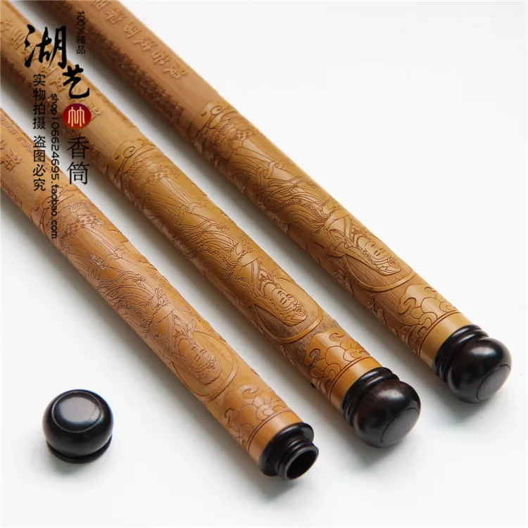 Buy Jade bambu abanoz vida uzun joss sopa silindir gravür görünümü ile ses theheart sutra aloes koni tütsü aletleri