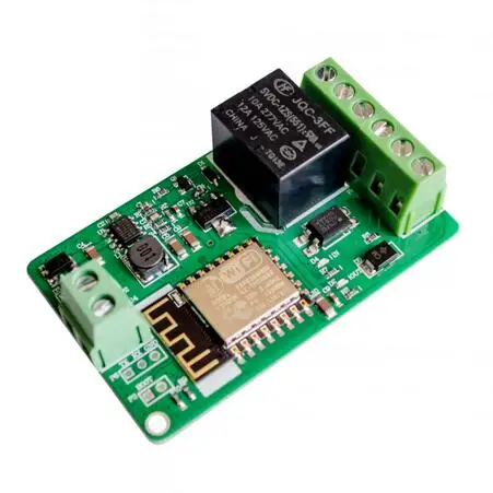Новое поступление 1 шт. зеленый ESP8266 10 А 220 В сетевое реле модуль Wi Fi входные модули