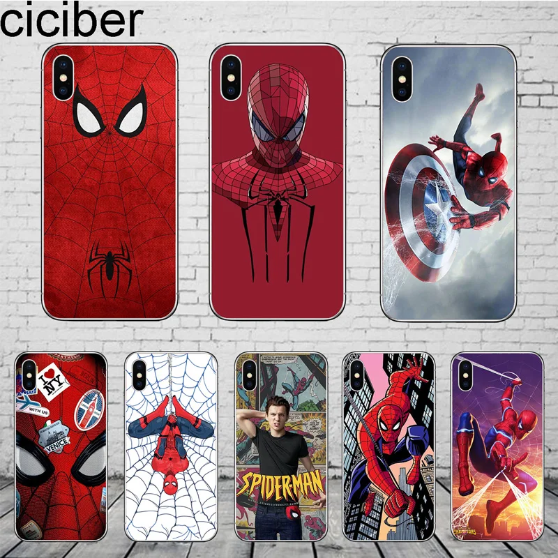 Чехлы для телефонов ciciber Marvel для iPhone 11 Pro Max, чехол для iPhone XR 8 7 6 6S Plus X XS MAX 5S SE, мягкий чехол из ТПУ