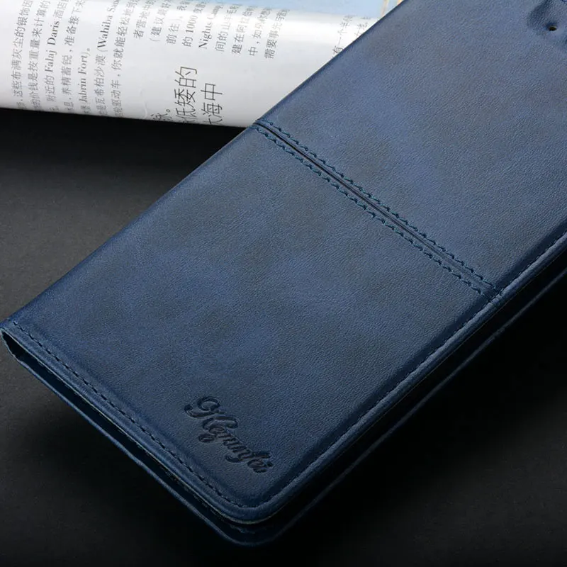 Роскошный винтажный кожаный флип-чехол для Sony Xperia L2 чехол с подставкой и