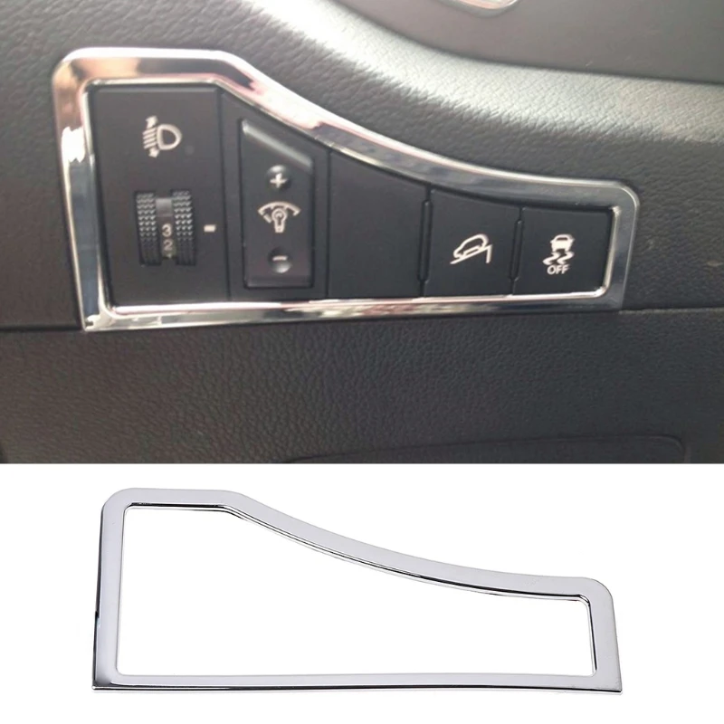 ABS хромированный внутренний головной свет лампы Переключатель Крышка Накладка