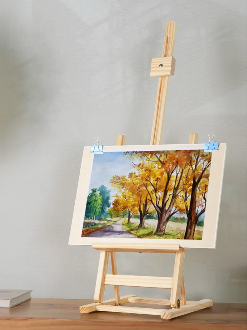 Мини мольберт Caballete De Pintura Настольный художника масляная Акварельная картина