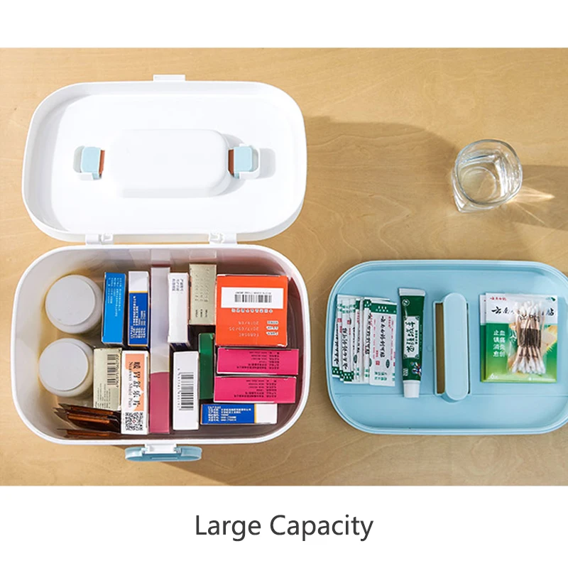 Аптечка для первой помощи органайзер хранения большая медицинская коробка