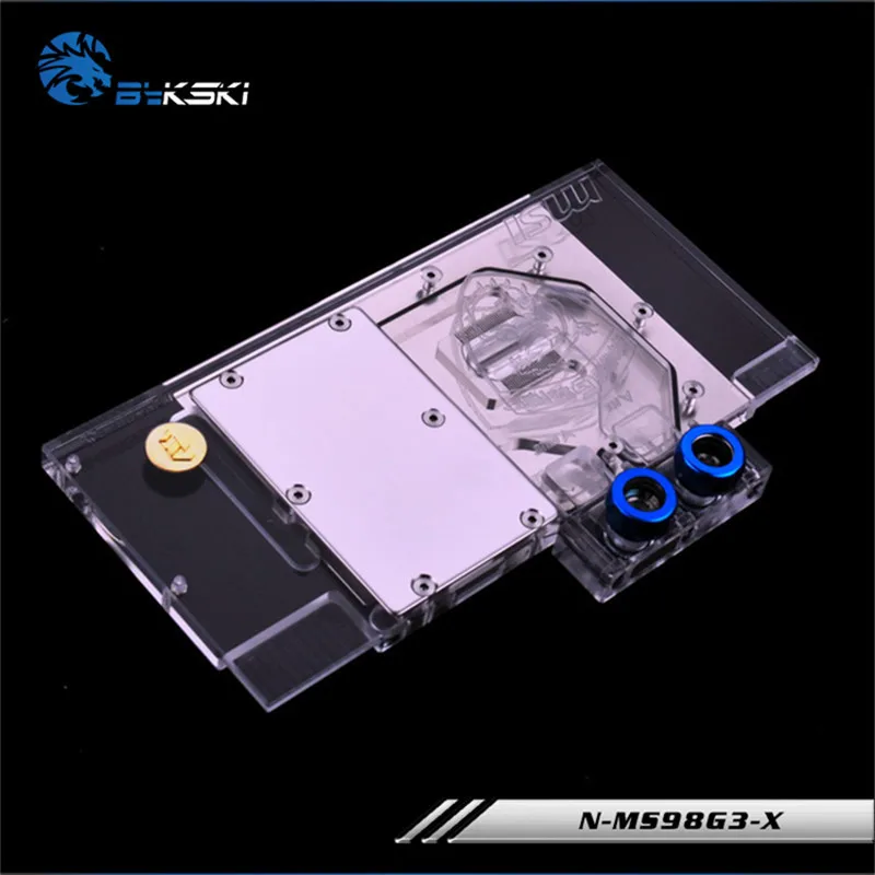 Водяной блок Bykski для видеокарты VGA MSI GeForce GTX980 980ti|Кулеры и системы охлаждения