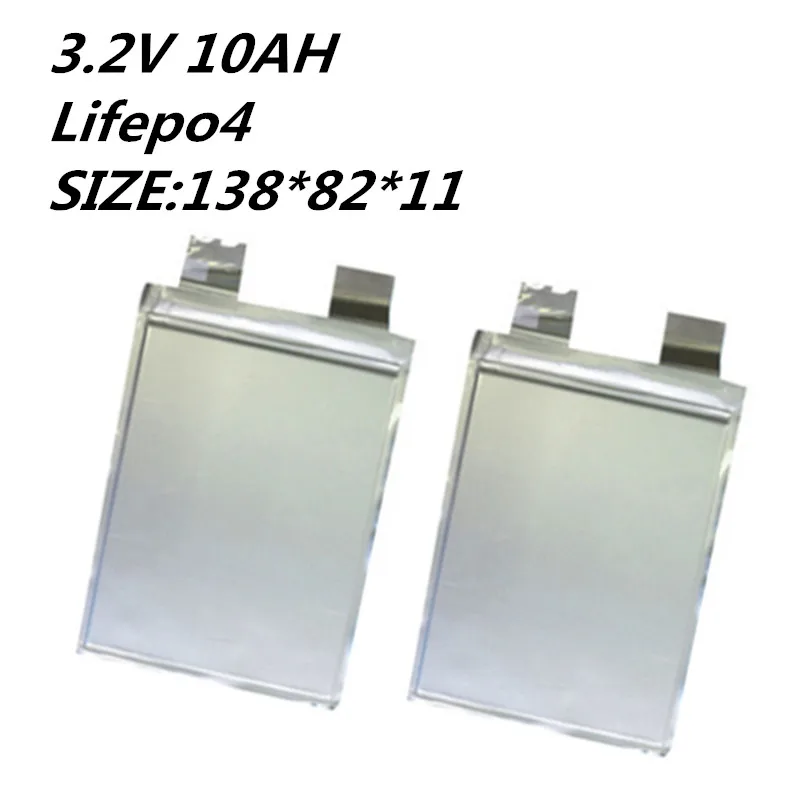 2psc lifepo4 10000mah батарея ячейка 10ah 3,2 V батарея 3,2 v 30A длинные вкладки наконечники для батареи