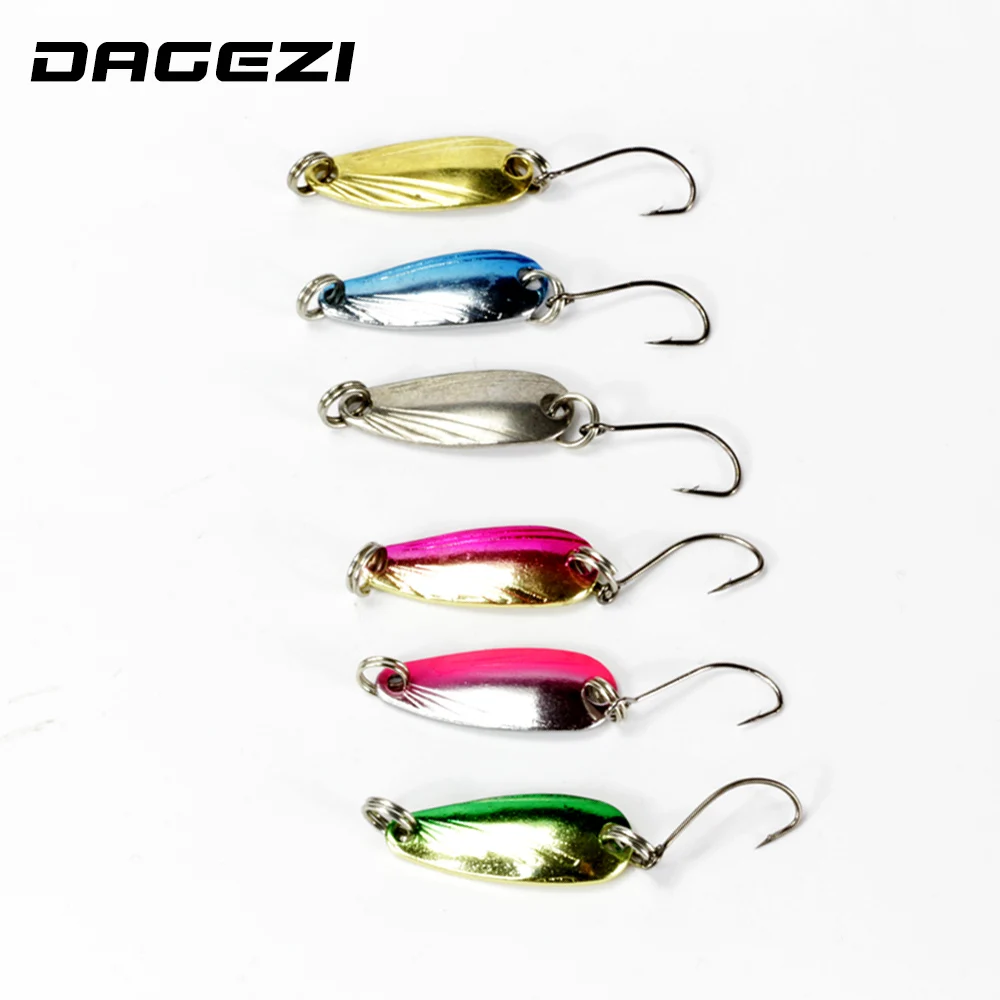 Приманка рыболовная DAGEZI 6 шт./лот 4 5 см/3 г|spoon lure|fishing luremetal lure |