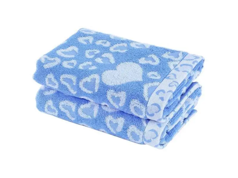 Полотенце WELLNESS Сердечки 32*74 см|Полотенца для рук| |