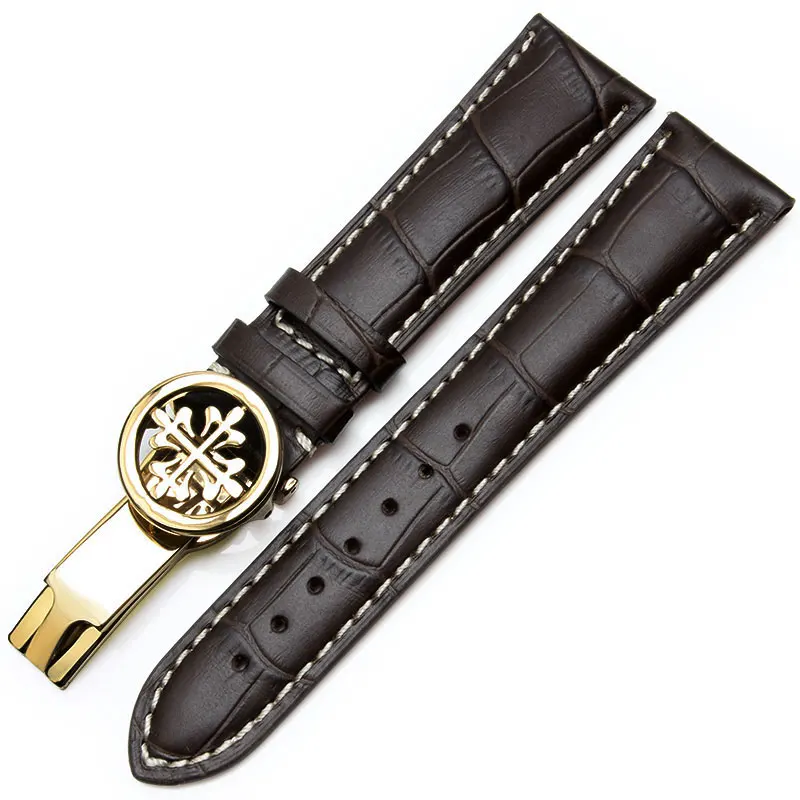 Часы с 20 мм 22 мм 21 мм чехол для часов Patek philpe Складная пряжка серебро розовое золото подарок инструмент для установки - Цвет ремешка: 11
