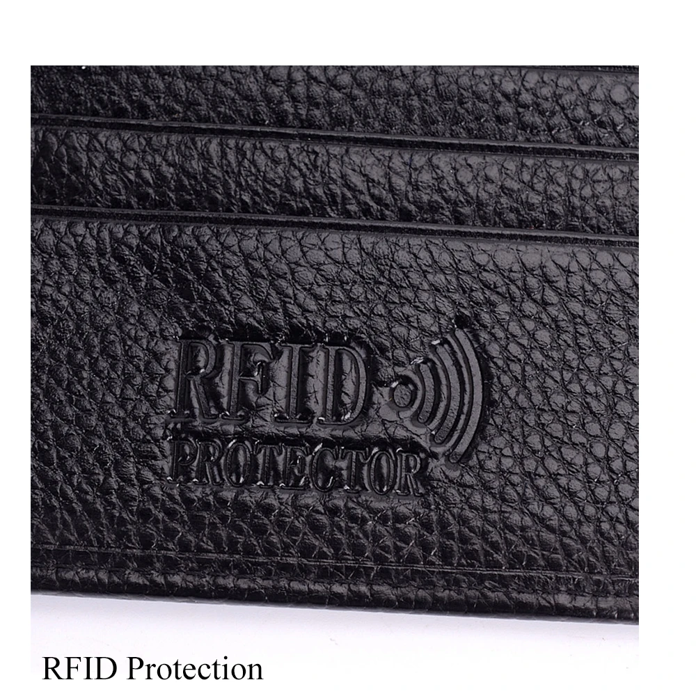 10 шт./лот RFID защита кошелек для паспорта мужская дорожная Обложка из натуральной