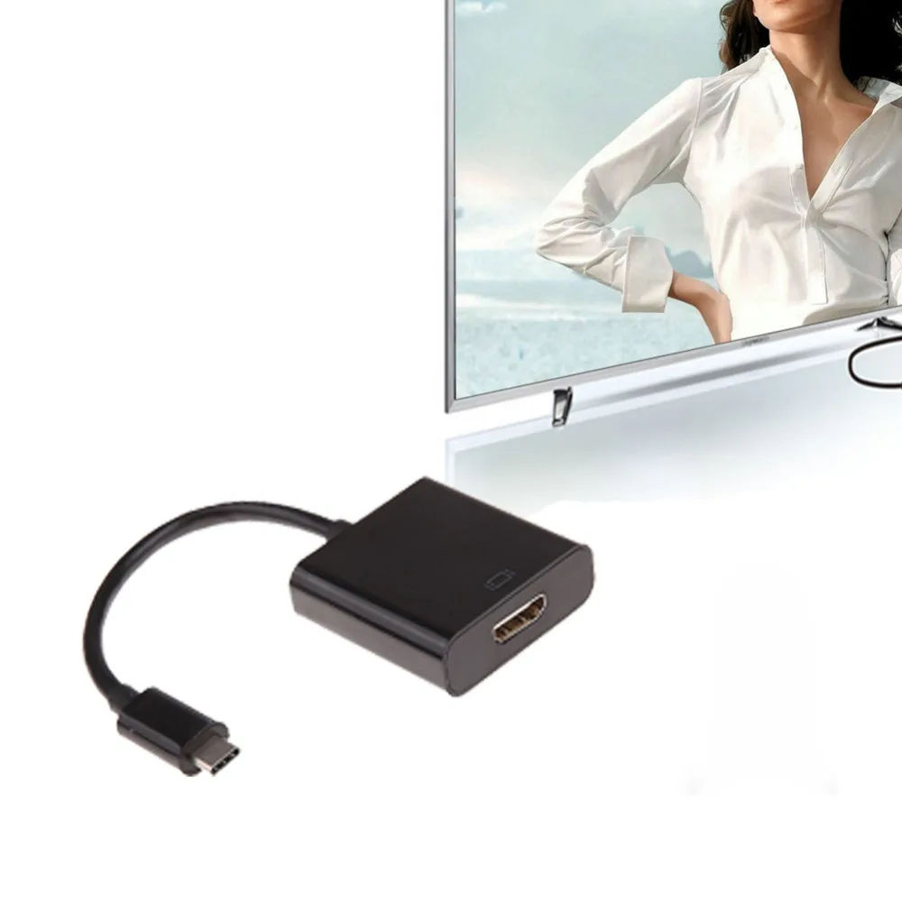USB 3 1 Type C для подключения к HDMI типа Мама Кабель 1080P Адаптер видео конвертер Macbook