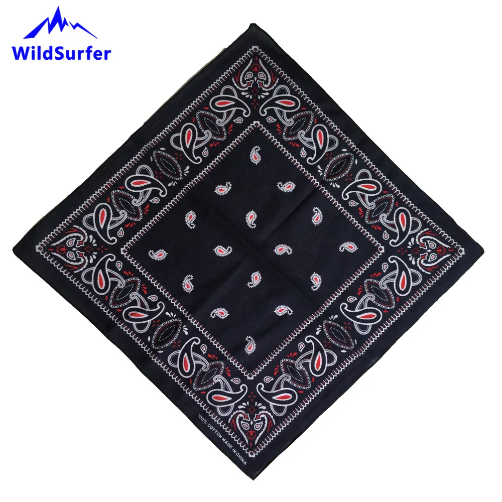 WildSurfer головные уборы банданы кешью хлопковые женские шарфы повязка на голову